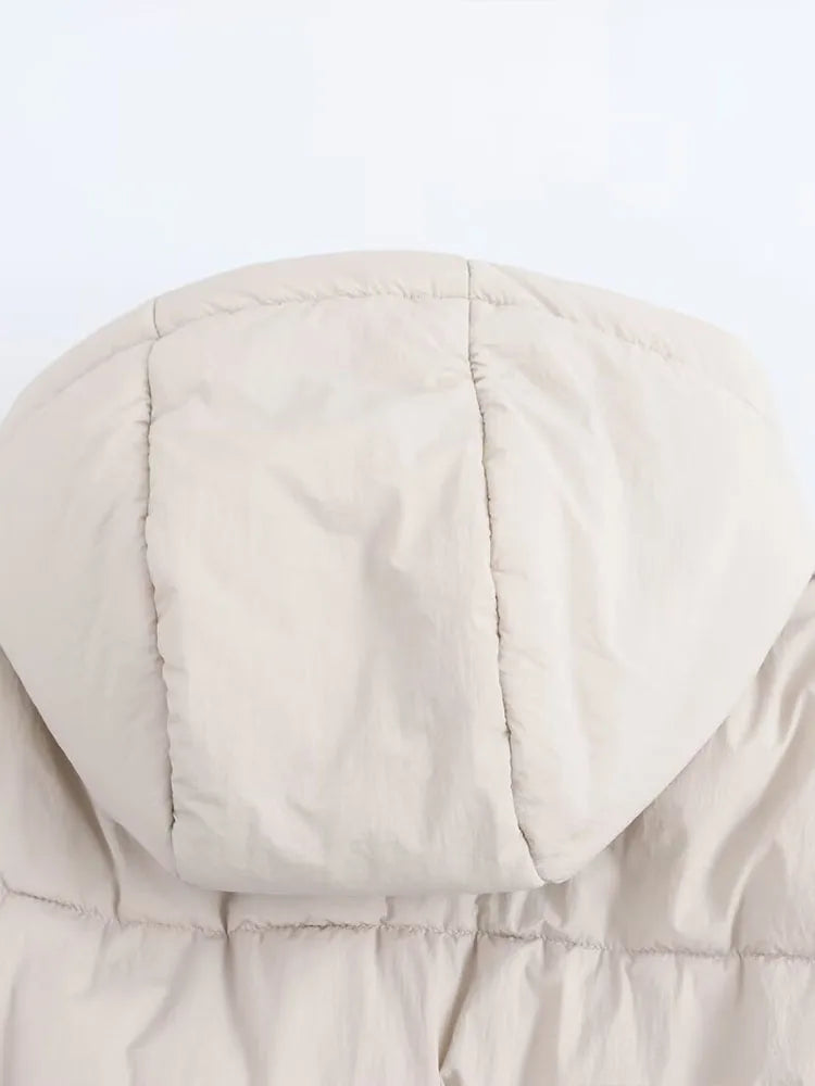 Fredrika | Quiltad vinterjacka med huva - bild 7