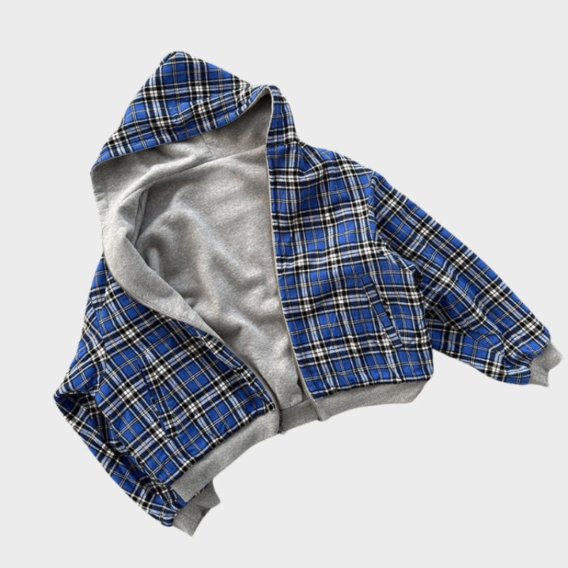 Ingvar | Vändbar oversize hoodie med dragkedja - bild 6
