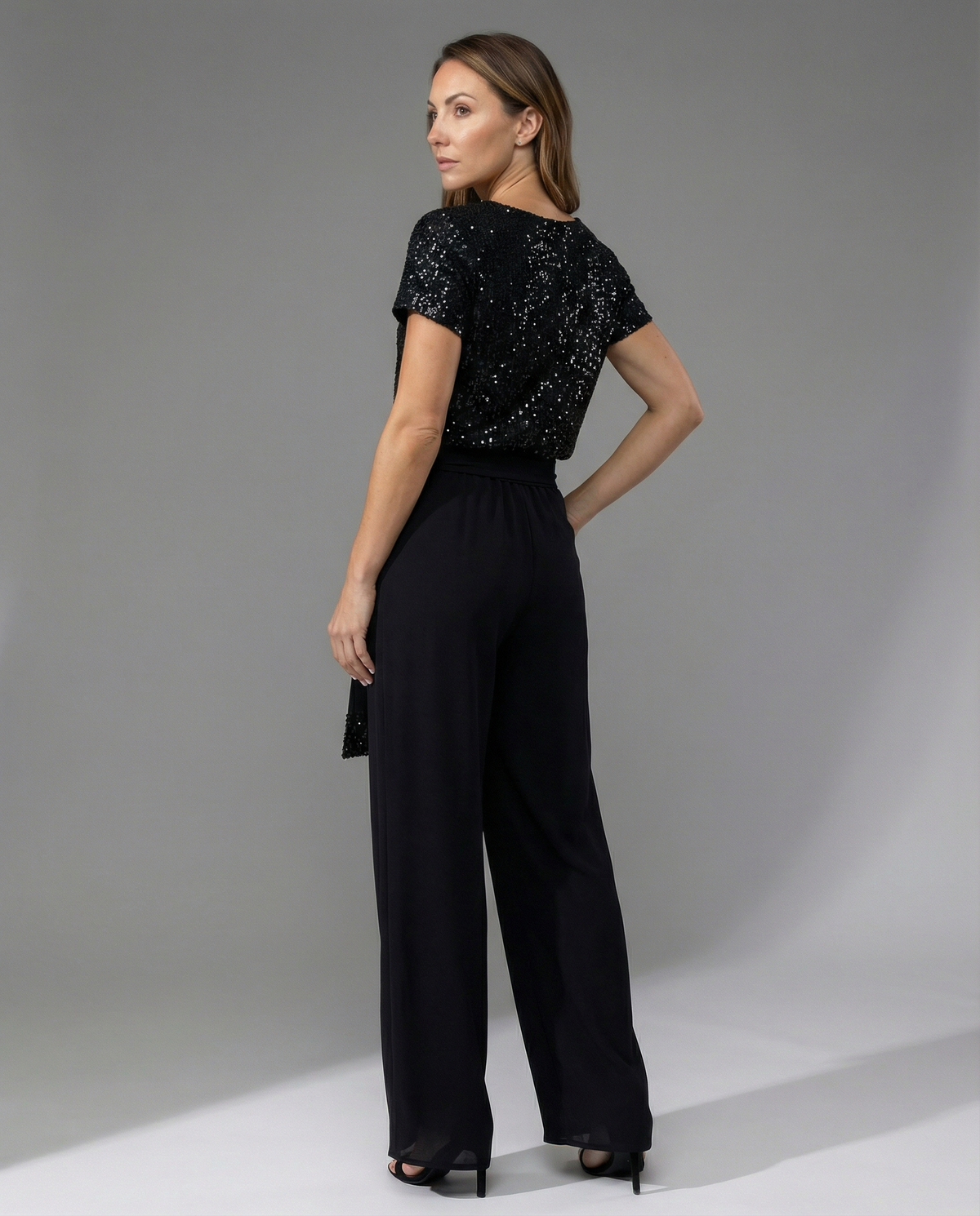 Rakel | Festlig byxdress med paljetter för dam - bild 7