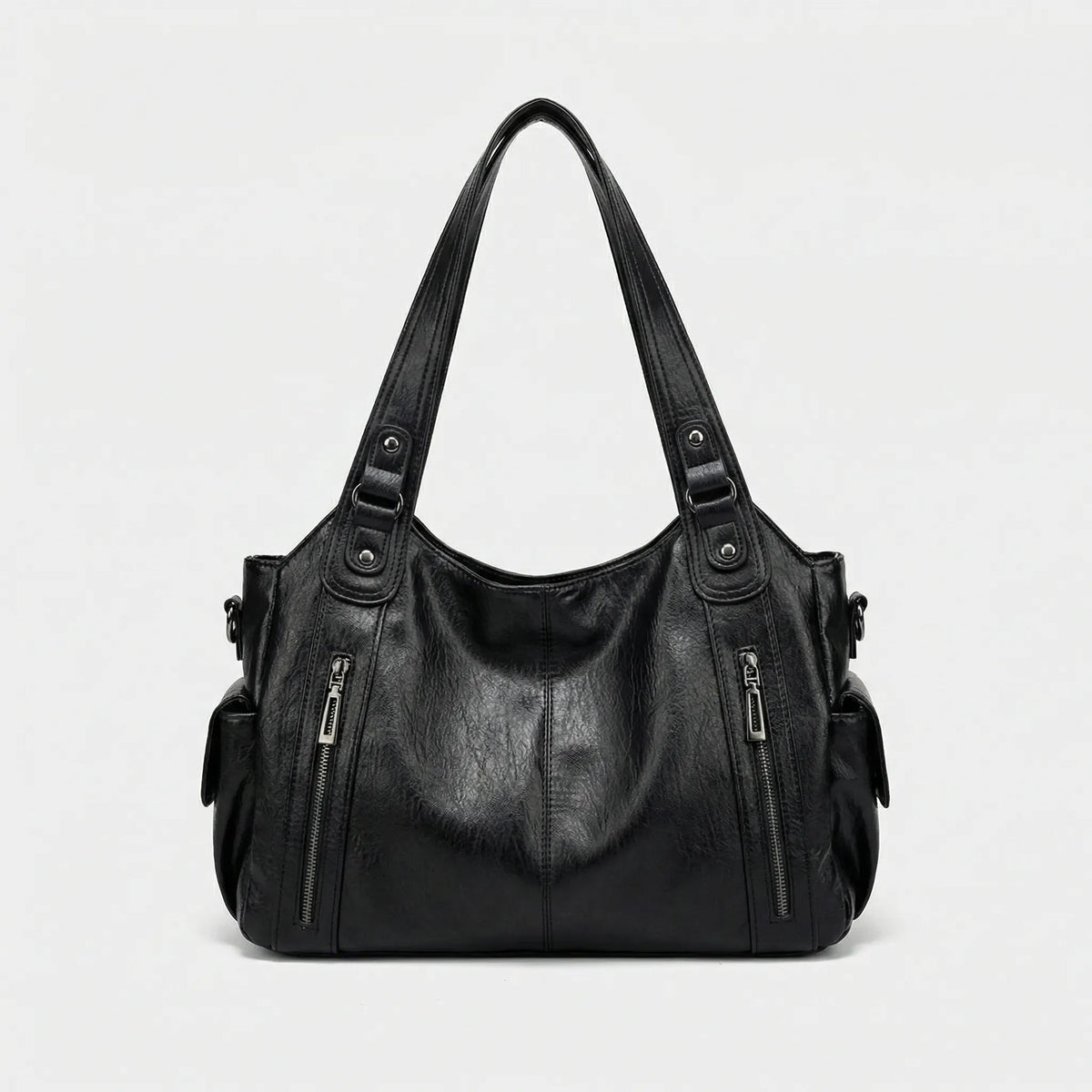 Sanna | Crossbody väska för dam i konstläder - Svart