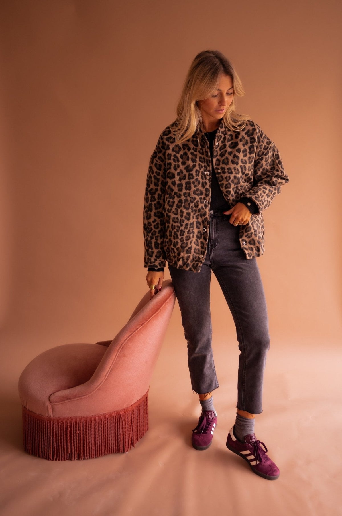 Åsta | Skjortjacka dam med leopardmönster - bild 5