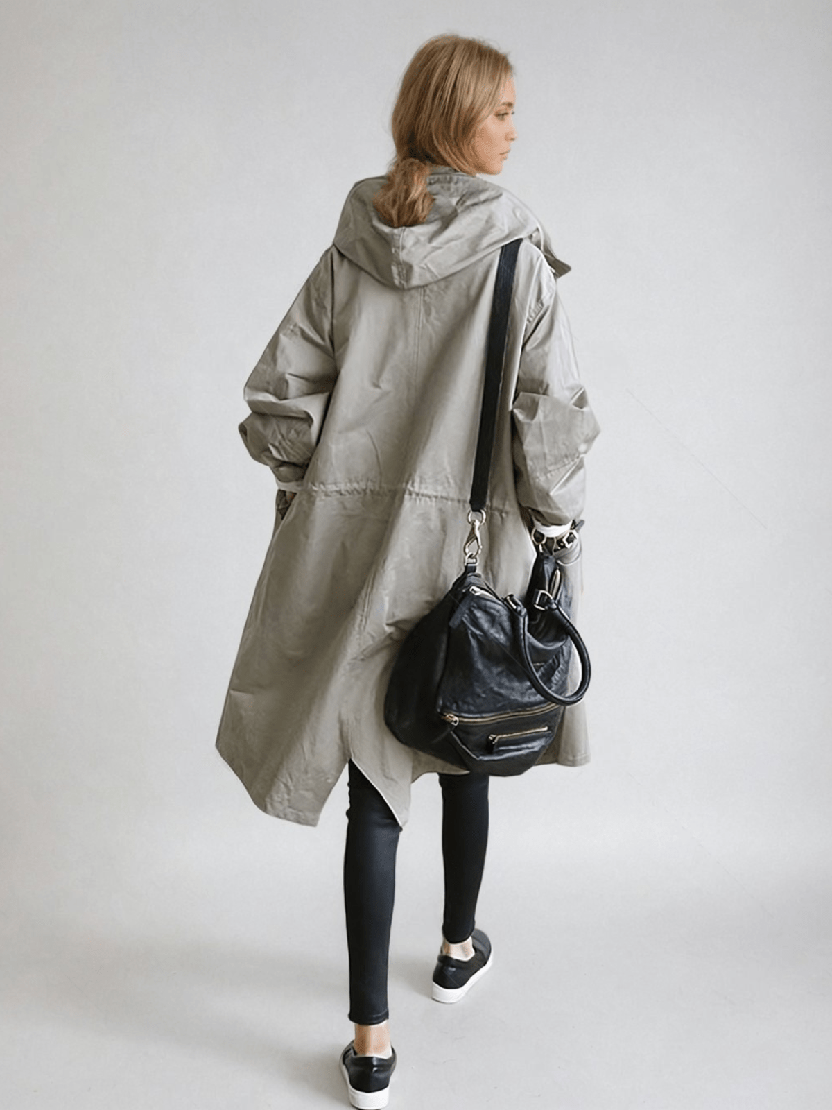 Elin | Trenchcoat dam med huva - bild 7