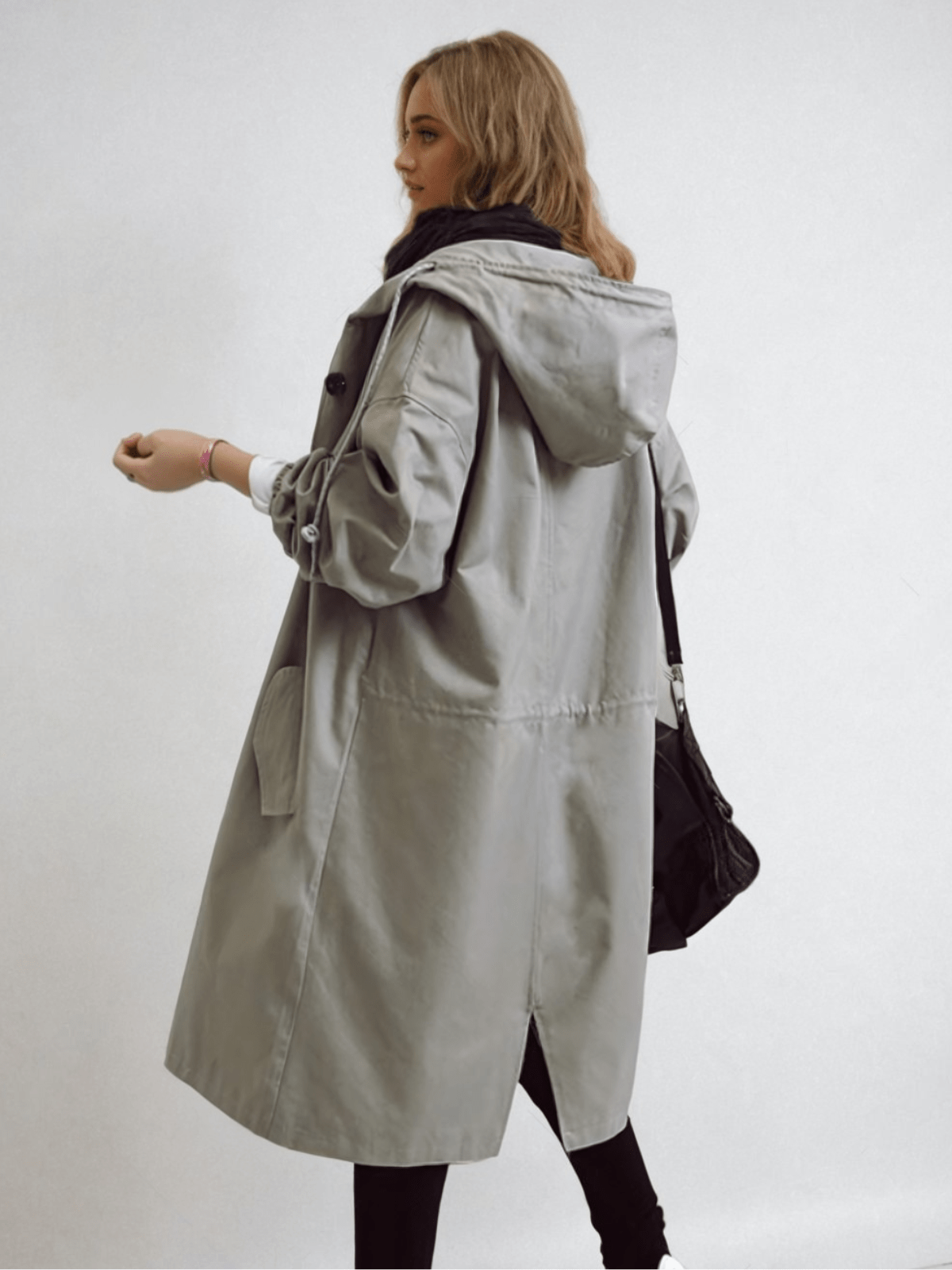 Elin | Trenchcoat dam med huva - bild 8